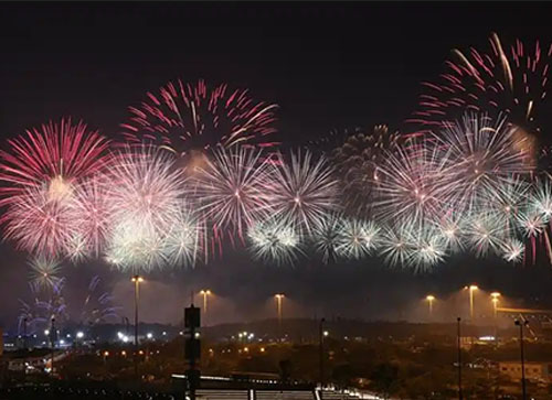 奉贤区焰火晚会