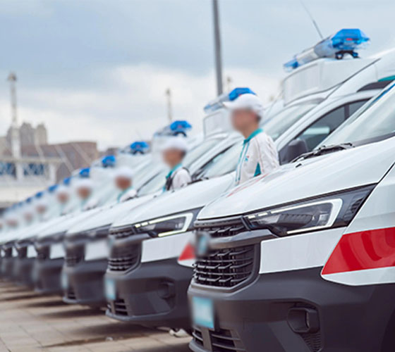 奉贤区服务车队展示